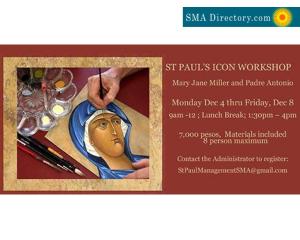 Iconography Workshop in Egg Tempera with Mary Jane Miller